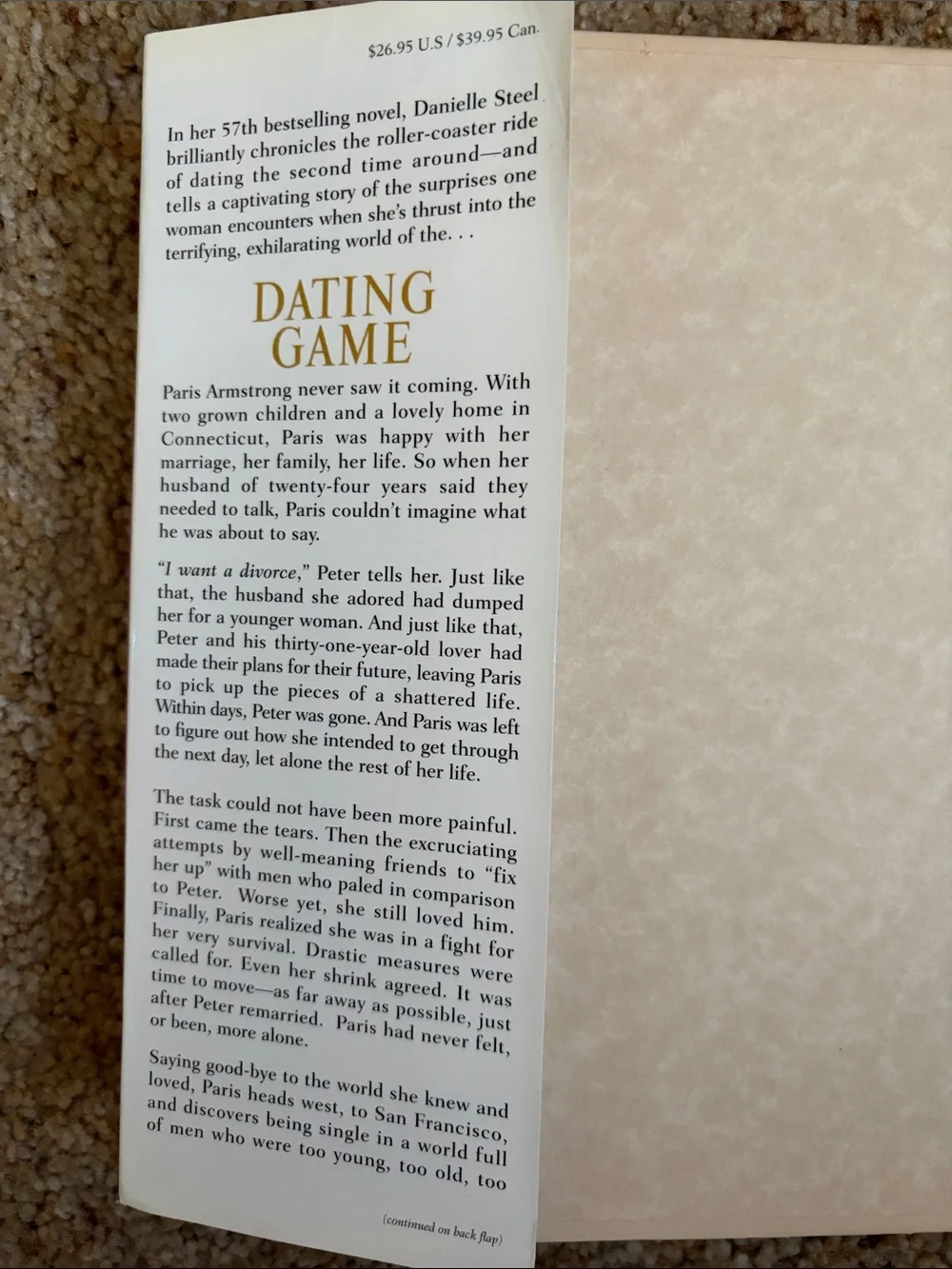 Dating Game Hardcover - Pink and Gold